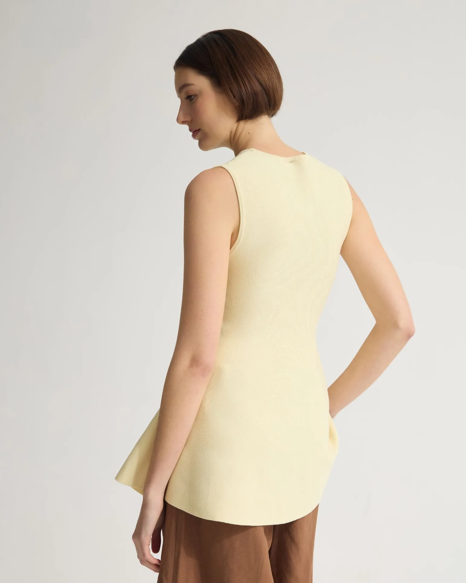 Margot Knitted Peplum Top