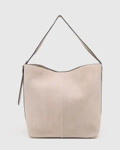Margot Suede Hobo Bag