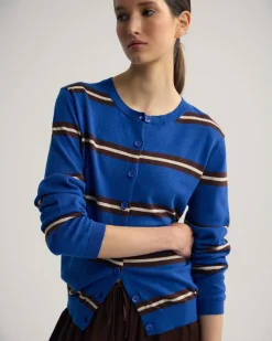 Margurite Striped Cardigan