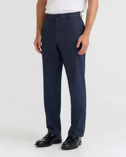 Marlo Herringbone Cotton Trousers