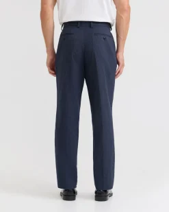 Marlo Herringbone Cotton Trousers