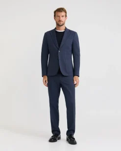 Marlo Herringbone Cotton Trousers
