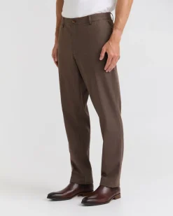 Marlo Herringbone Cotton Trousers