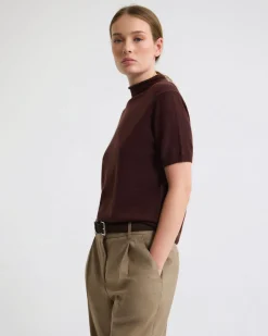 Maxine Funnel Collar Knit