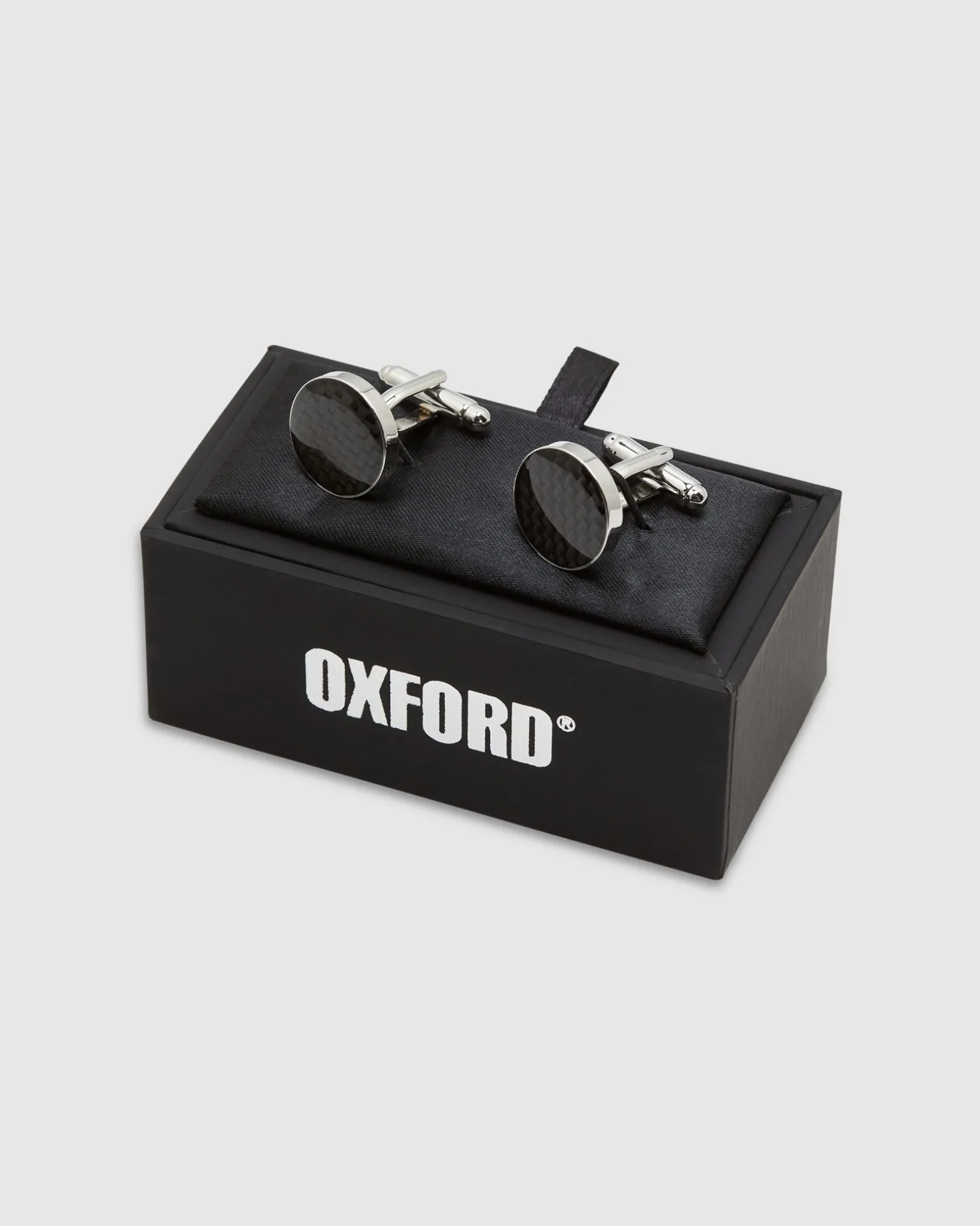 Mens Dark Circle Cuff Link