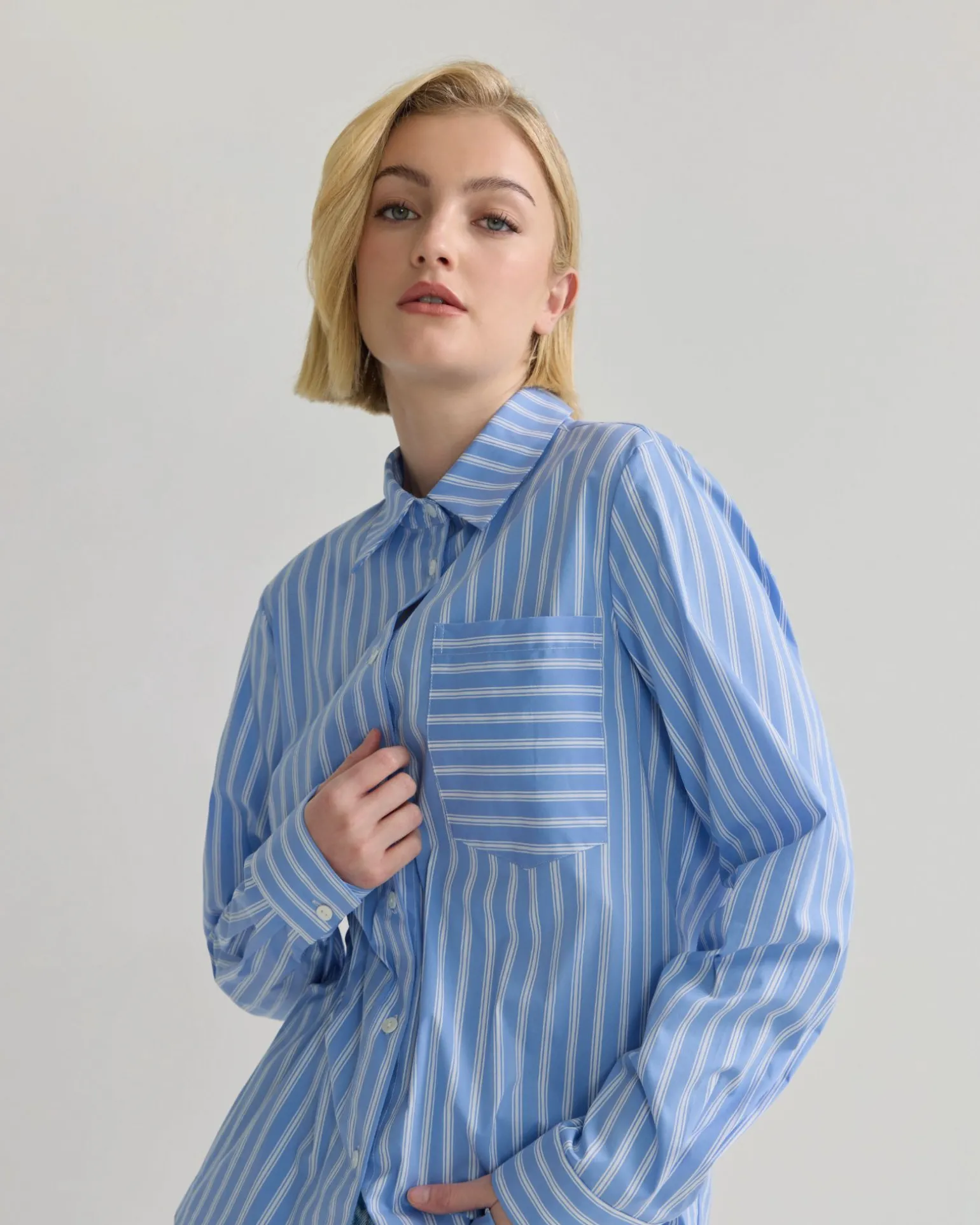 Mia Stretch Cotton Shirt