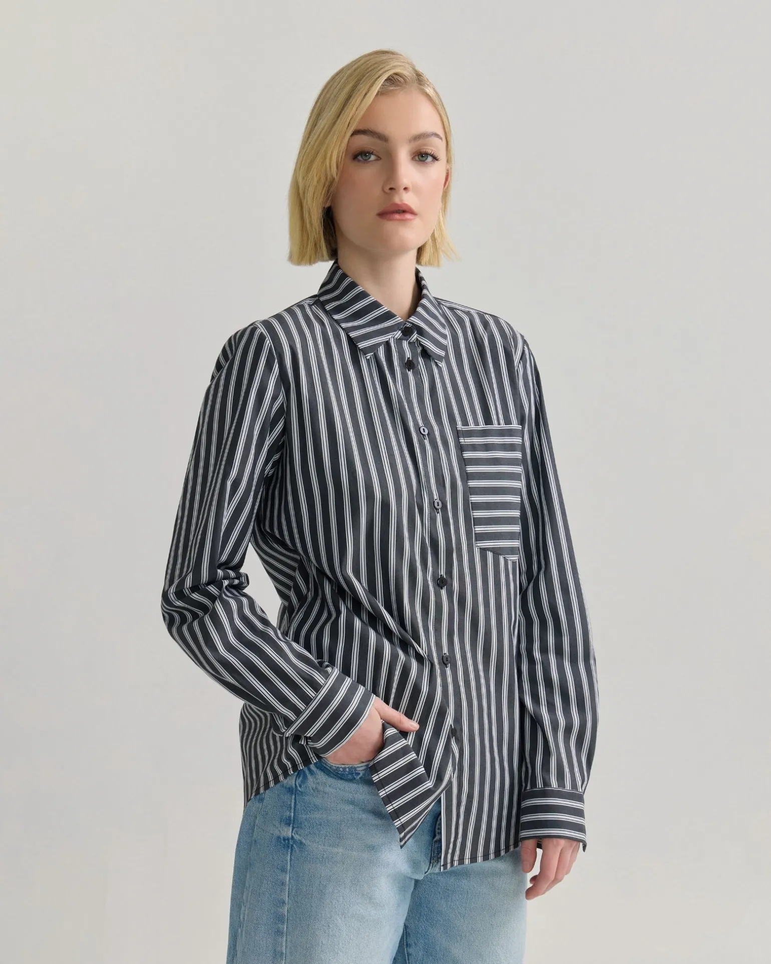 Mia Stretch Cotton Shirt