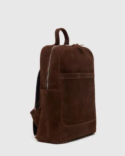 Miles Suede Backpack Bag
