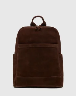Miles Suede Backpack Bag