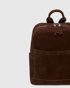 Miles Suede Backpack Bag