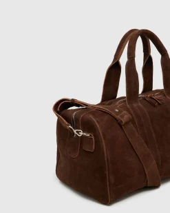 Miles Suede Weekender Bag