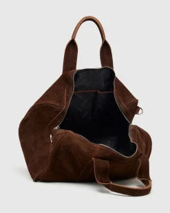 Miles Suede Weekender Bag