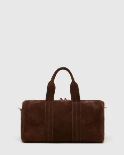 Miles Suede Weekender Bag