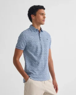 Milo Printed Jersey Polo With Pocket
