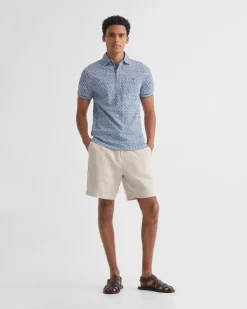 Milo Printed Jersey Polo With Pocket
