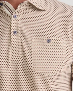 Milo Printed Jersey Polo With Pocket
