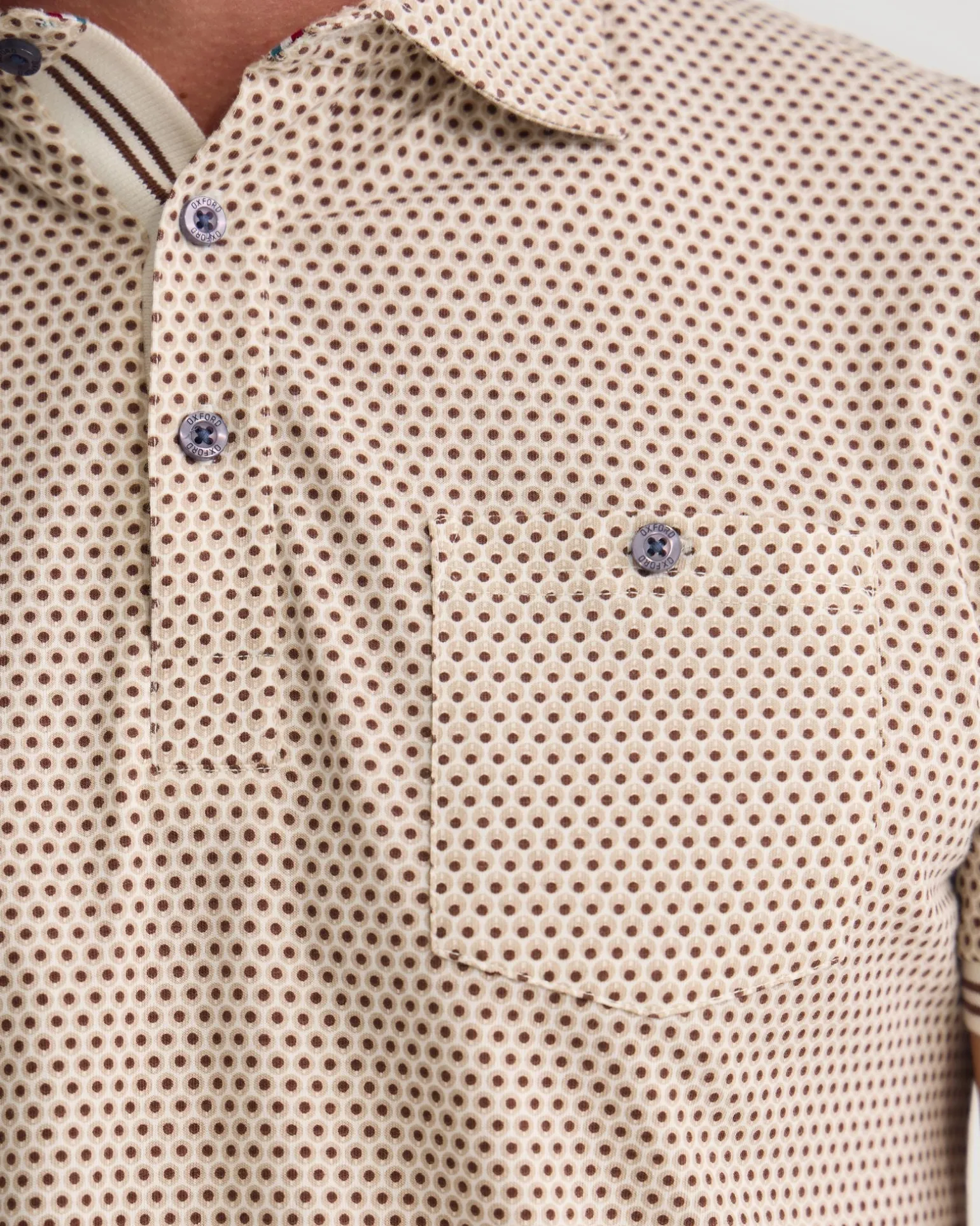 Milo Printed Jersey Polo With Pocket