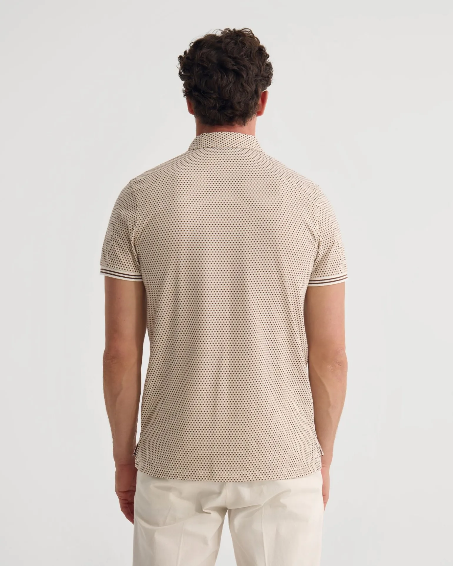 Milo Printed Jersey Polo With Pocket