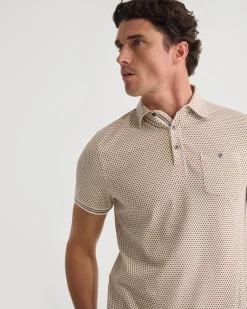 Milo Printed Jersey Polo With Pocket