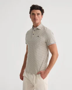 Milo Printed Jersey Polo With Pocket