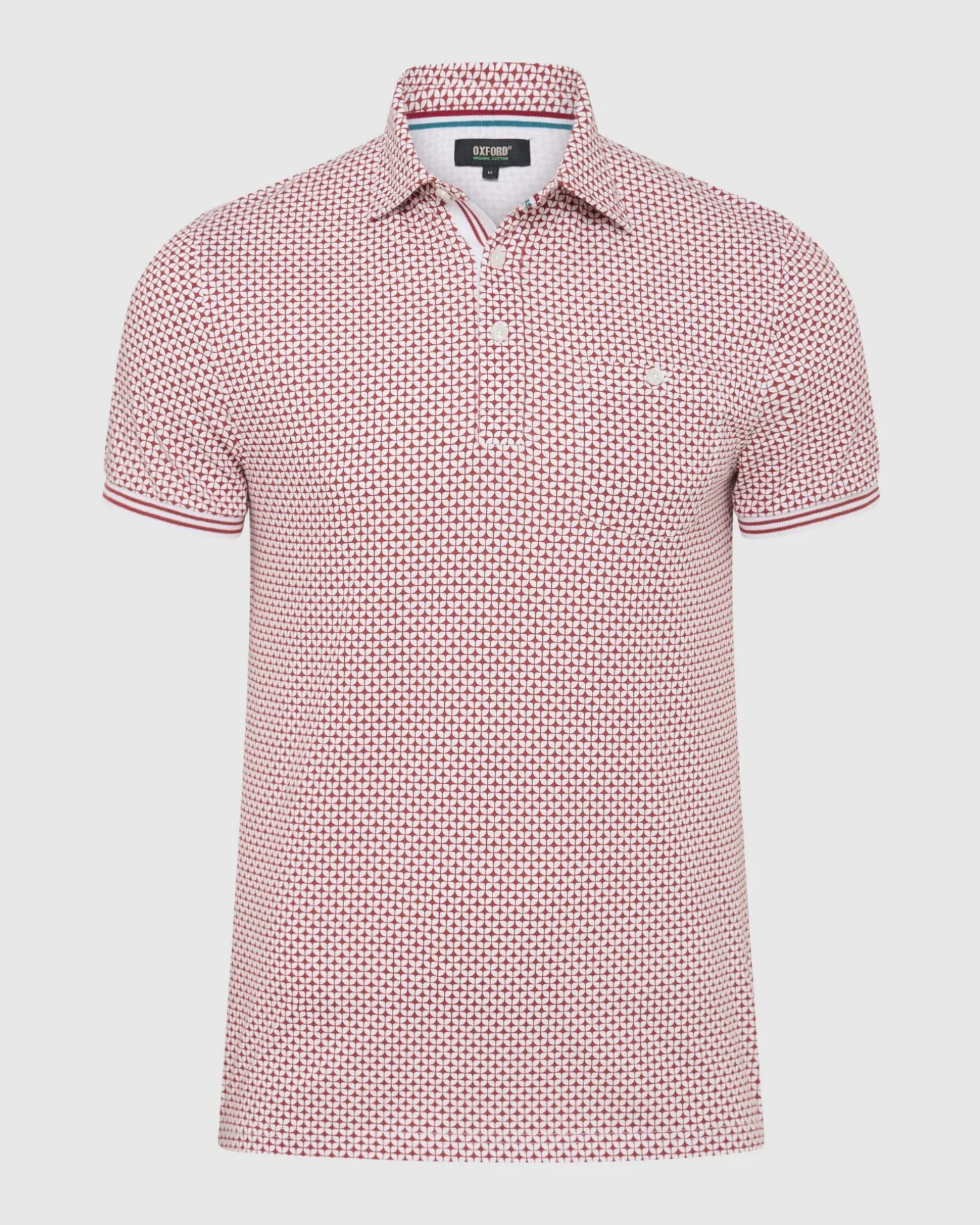 Milo Print Jersey Polo With Pocket