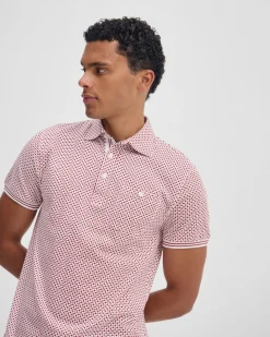 Milo Print Jersey Polo With Pocket