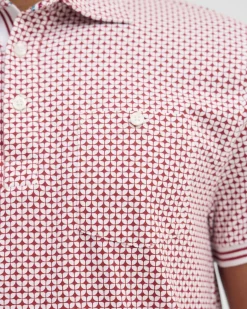 Milo Print Jersey Polo With Pocket