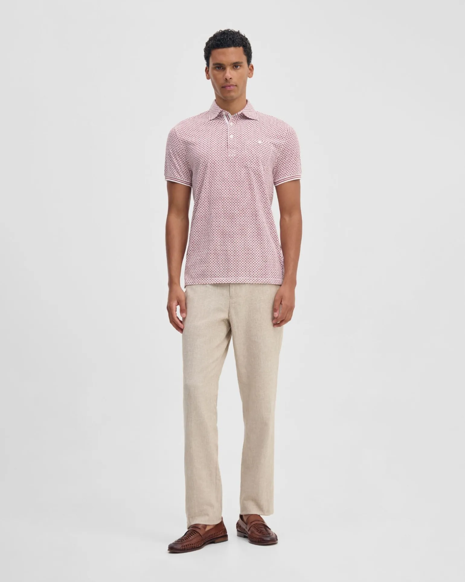 Milo Print Jersey Polo With Pocket
