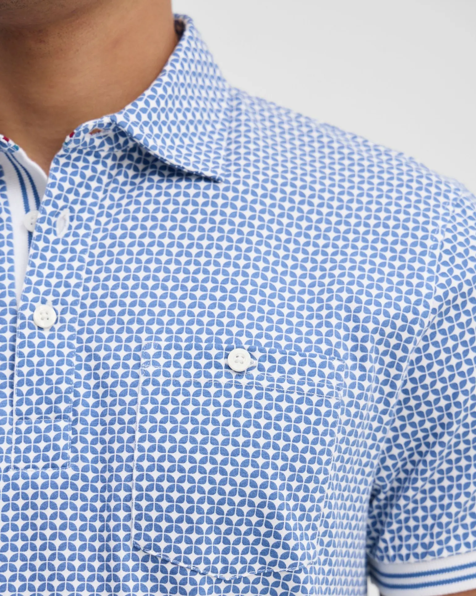 Milo Print Jersey Polo With Pocket