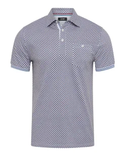 Milo Print Jersey Polo With Pocket