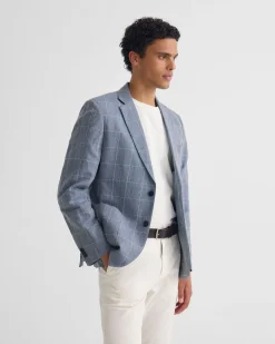 Milton 1/2 Lined Checked Blazer