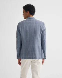 Milton 1/2 Lined Checked Blazer