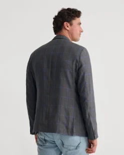 Milton Linen Check Blazer