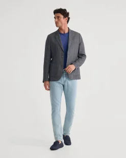 Milton Linen Check Blazer