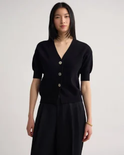 Monica Puffer Sleeve Cardigan