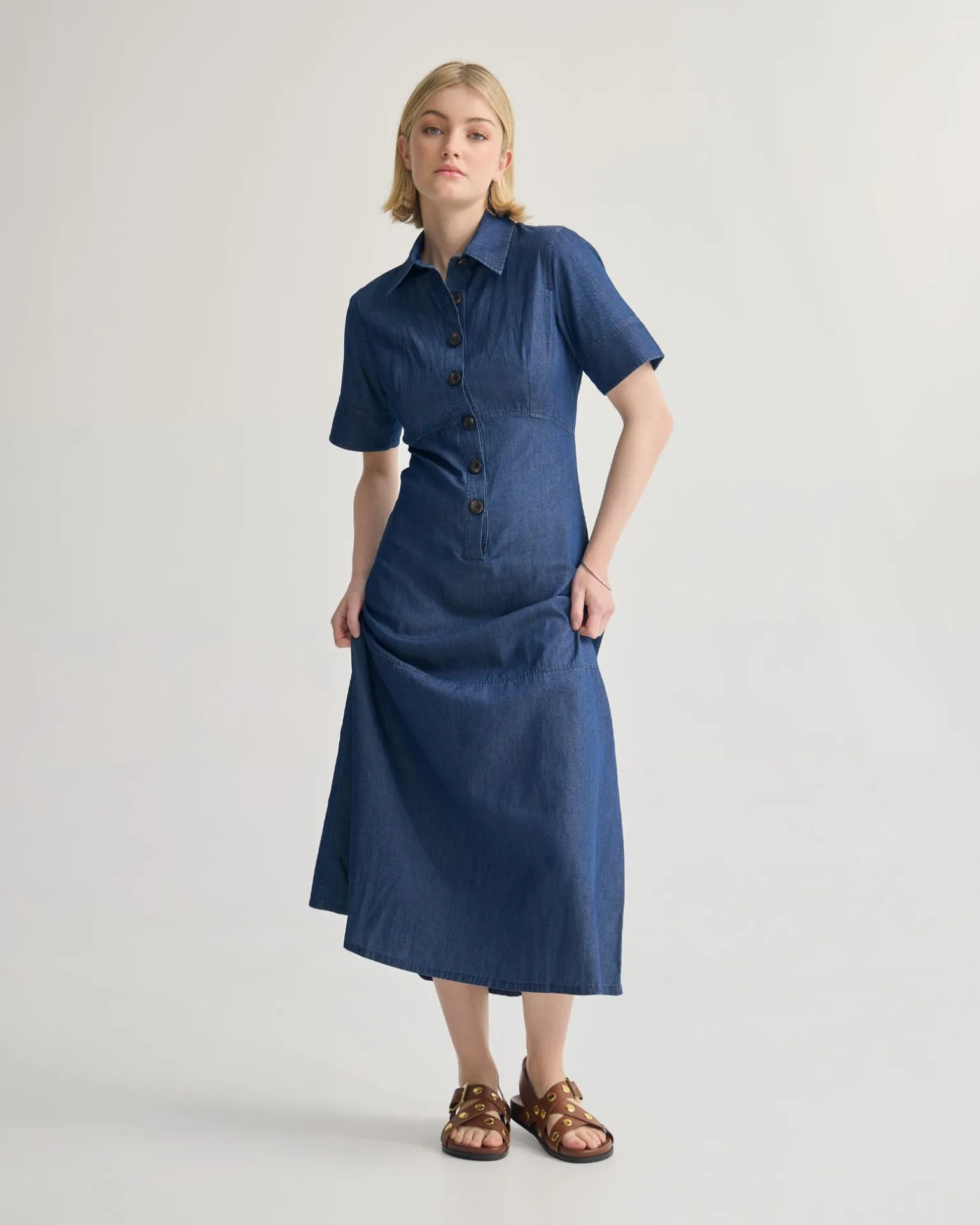 Natachia Button Up Dress