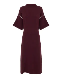 Natalya Knit Contrast Piping Dress