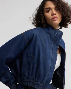 Nikita Denim Bomber Jacket