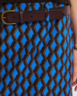 Nora Stretch Midi Skirt