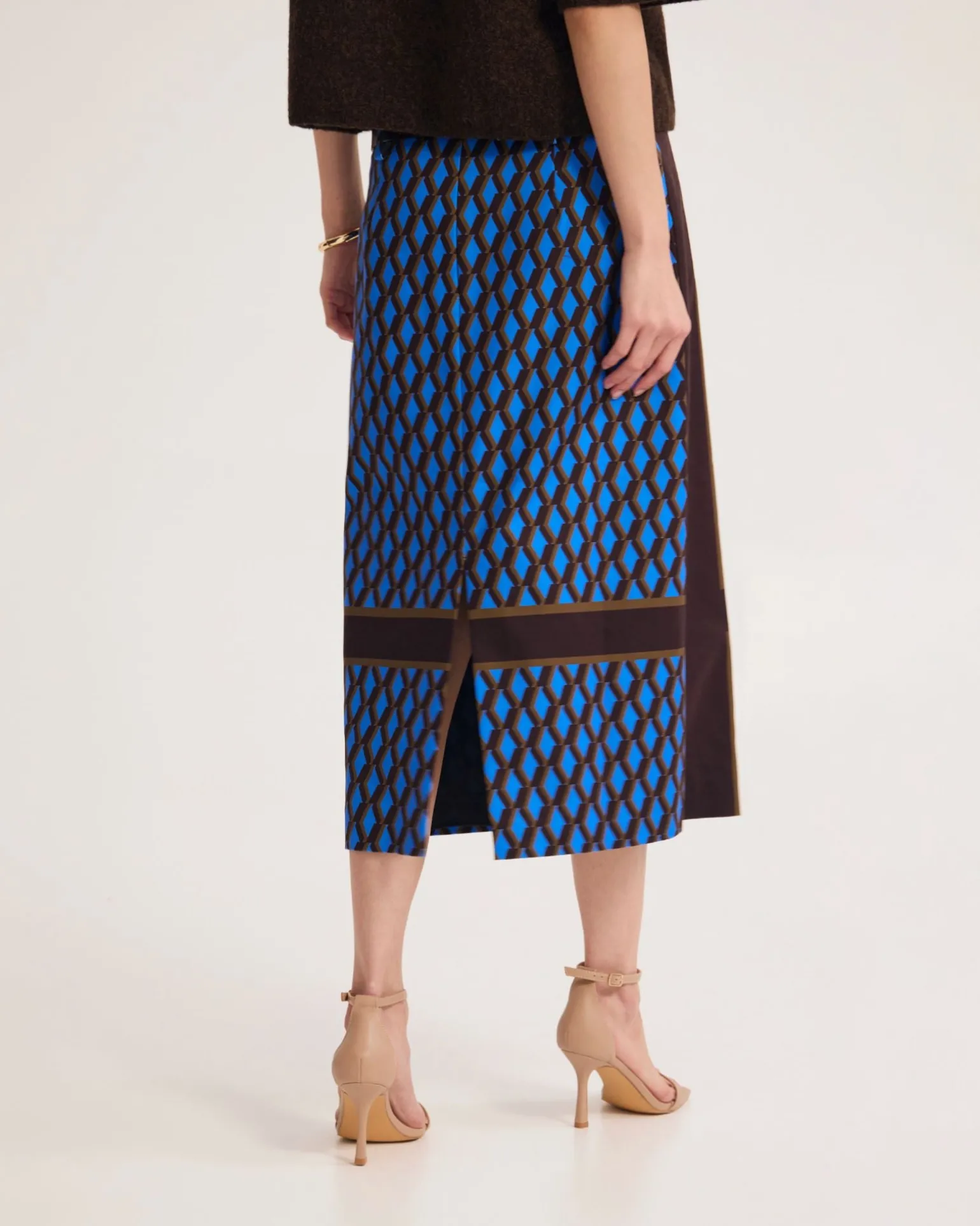 Nora Stretch Midi Skirt