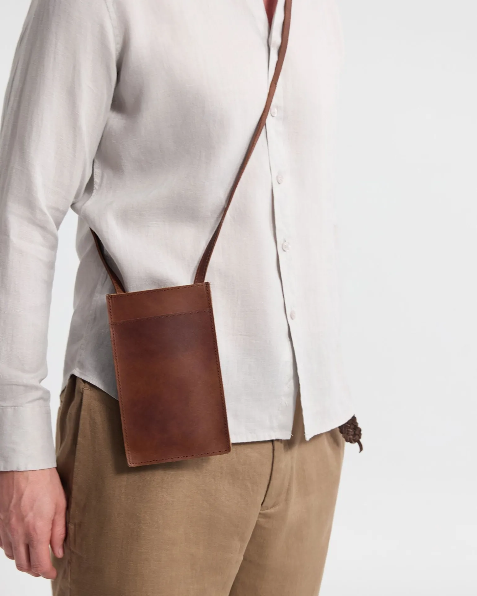 Odyssey Leather Lanyard Pouch