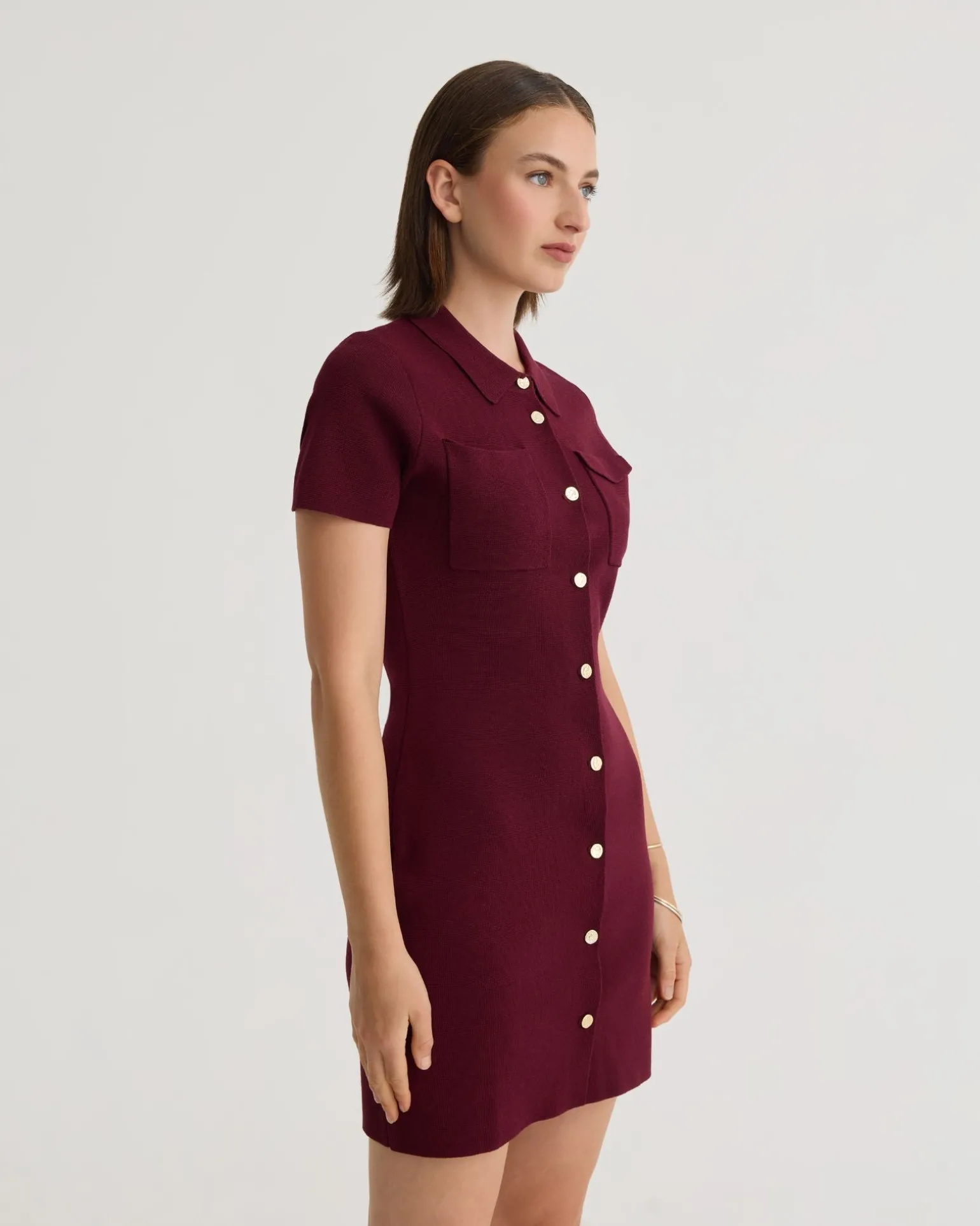Olive Knitted Mini Dress