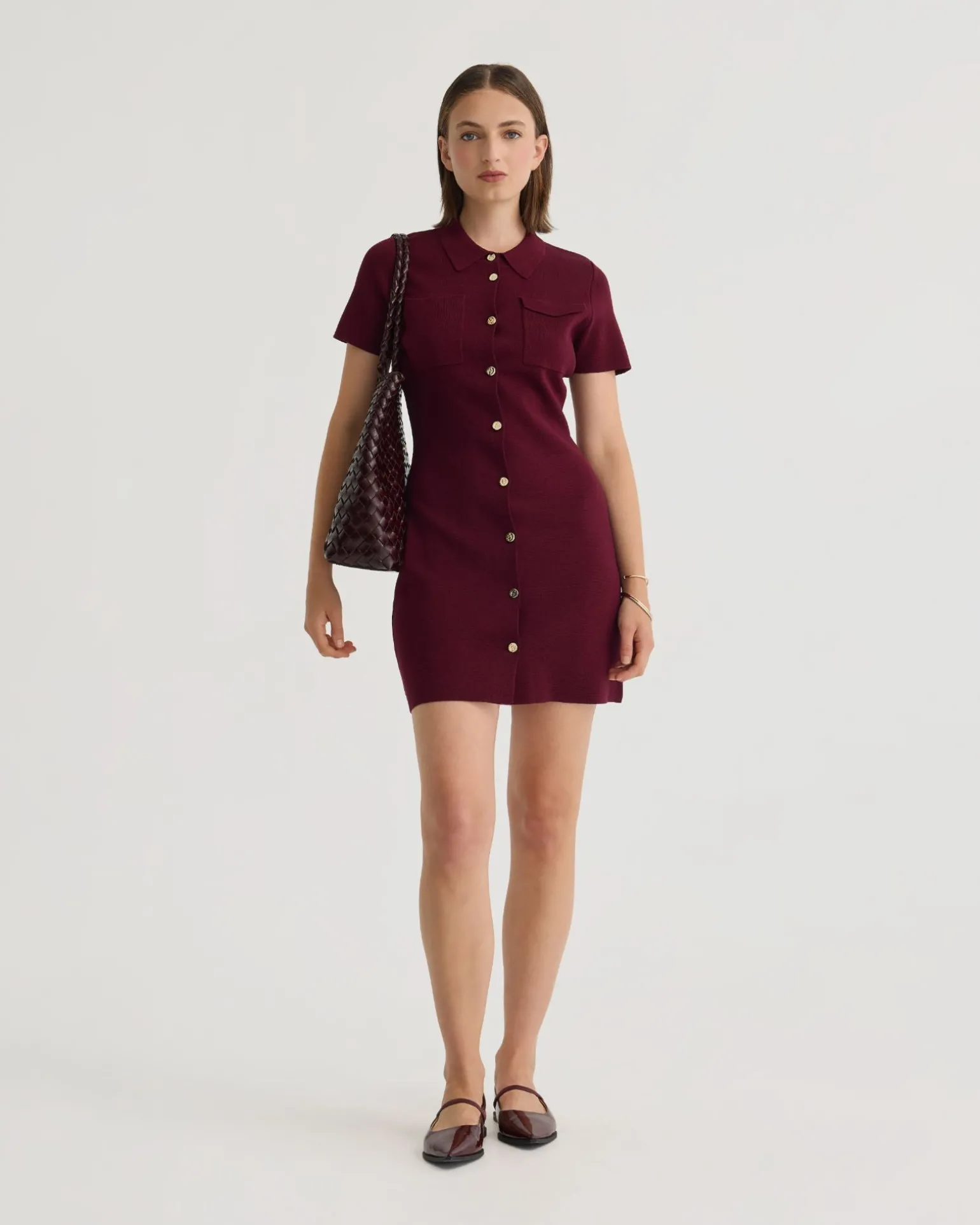 Olive Knitted Mini Dress