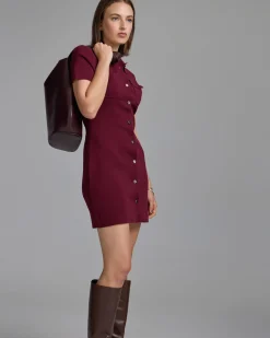 Olive Knitted Mini Dress