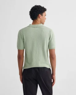 Otis Zip Neck Knitted Polo