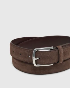 Parker Mens Suede Belt
