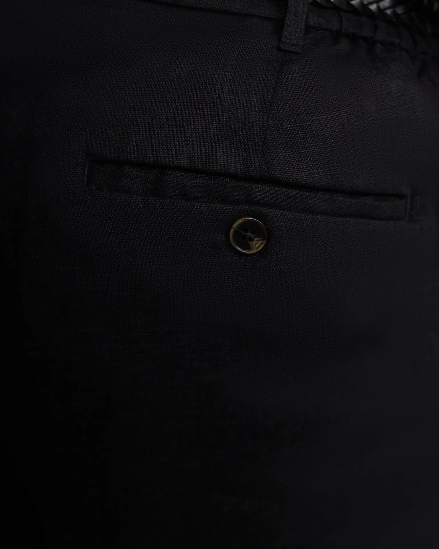Pedro French Linen Button Pant
