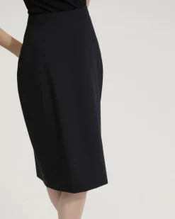 Peggy Wool Stretch Suit Skirt