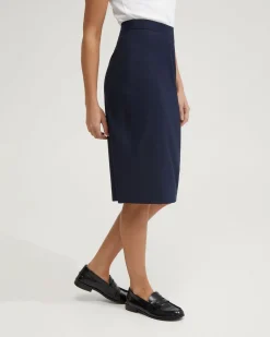 Peggy Wool Stretch Suit Skirt