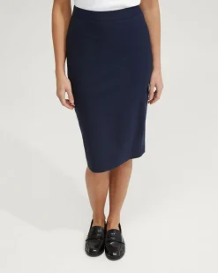 Peggy Wool Stretch Suit Skirt